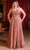 Cinderella Divine 7496C - Knotted Bodice Sweetheart Gown Evening Dresses 16 / Rose Gold