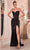 Cinderella Divine 7498 - Basque Waist Sweetheart Gown Evening Dresses 2 / Black