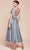 Cinderella Divine 7499 - Tea Length A-Line Dress Bridesmaid Dresses 2 / Dusty Blue