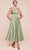 Cinderella Divine 7499 - Tea Length A-Line Dress Bridesmaid Dresses 2 / Sage