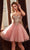 Cinderella Divine 9239 - Gilded A-Line Cocktail Dress Cocktail Dresses