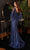 Cinderella Divine 9247 - Glitter Embellished Flutter Sleeves Evening Dress Evening Dresses