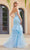 Cinderella Divine 9316 - Sheer Corset Bodice Embroidered Sleeveless Prom Dress Prom Dresses