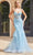 Cinderella Divine 9316 - Sheer Corset Bodice Embroidered Sleeveless Prom Dress Prom Dresses