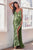 Cinderella Divine B1141 - Sheath Dress with Sparkling Pailette Detailing Prom Dresses 2 / Sage