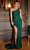 Cinderella Divine B8401 - Asymmetric Ruched Sheath Dress Evening Dresses XXS / Emerald