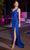 Cinderella Divine BD4003 - Deep V-Neck Trumpet Prom Dress Prom Dresses XXS / Royal