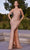 Cinderella Divine BD4004 - V-Neck Sequin Ornate Prom Dress Prom Dresses XS / Rose Gold