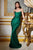 Cinderella Divine BD7044 - Mermaid Prom Gown with Cowl Neckline Prom Dresses XS / Emerald