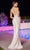 Cinderella Divine BD7044 - Mermaid Prom Gown with Cowl Neckline Prom Dresses XS / Off White