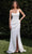 Cinderella Divine Bridal CD355W - High Slit Scoop Neck Bridal Gown Bridal Dresses