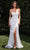 Cinderella Divine Bridal CD355W - High Slit Scoop Neck Bridal Gown Bridal Dresses