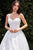 Cinderella Divine Bridal CDS512W - Boning Pleated Ballgown Bridal Dresses