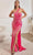 Cinderella Divine C140 - One Shoulder Fully Sequin Prom Dress Prom Dresses 2 / Hot Pink