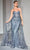 Cinderella Divine CB095 - Bustier Sheath Evening Gown Prom Dresses 2 / Smoky Blue-