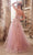 Cinderella Divine CB142 - Strapless Floral Sequin Embellished Ballgown Ball Gowns