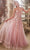 Cinderella Divine CB142 - Strapless Floral Sequin Embellished Ballgown Ball Gowns