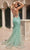 Cinderella Divine CC2253 - Mermaid Gown with Plunging Neckline and Godets Prom Dresses