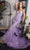 Cinderella Divine CC2279 - Glitter V Neck Evening Gown Prom Dresses 2 / Lavender