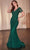 Cinderella Divine CC4019 - Beaded Short Sleeve Evening Gown Mother of the Bride Dresses 2 / Emerald