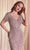 Cinderella Divine CC4019 - Beaded Short Sleeve Evening Gown Mother of the Bride Dresses