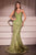 Cinderella Divine CC6018 - Strapless with Rhinestone Accents Prom Dress Prom Dresses 2 / Greenery