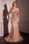 Cinderella Divine CC6018 - Strapless with Rhinestone Accents Prom Dress Prom Dresses 2 / Rose Gold