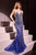 Cinderella Divine CC6018 - Strapless with Rhinestone Accents Prom Dress Prom Dresses 2 / Royal