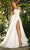 Cinderella Divine CD0166W - Sweetheart High Slit Bridal Gown Bridal Dresses