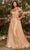 Cinderella Divine CD0198 - Off Shoulder Lace Appliqued Prom Dress Prom Dresses