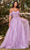 Cinderella Divine CD0198 - Off Shoulder Lace Appliqued Prom Dress Prom Dresses XXS / Lavender-