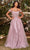 Cinderella Divine CD0198 - Off Shoulder Lace Appliqued Prom Dress Prom Dresses XXS / Mauve-