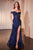 Cinderella Divine CD0203 - Off-Shoulder Corset Prom Dress Prom Dresses