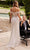 Cinderella Divine CD0203W - Off-Shoulder Bridal Gown with Sequin Embellishments Bridal Dresses