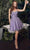 Cinderella Divine CD0212 - Scoop A-Line Cocktail Dress Cocktail Dresses XXS / English Violet