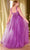 Cinderella Divine CD0217 - Prom Gown with Plunging V-Neck and Basque Waist Prom Dresses