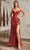 Cinderella Divine CD0227 - Prom Dress with Sequins and Plunging V-Neck Prom Dresses