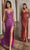 Cinderella Divine CD0227 - Prom Dress with Sequins and Plunging V-Neck Prom Dresses