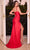 Cinderella Divine CD0231 - Prom Dress with Sleeveless Design and High Slit Prom Dresses