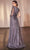 Cinderella Divine CD0239 - Embellished  Cape Sleeves Prom Dress Prom Dresses