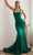 Cinderella Divine CD2219 - Scoop Open Back Prom Dress Prom Dresses 2 / Emerald-