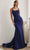 Cinderella Divine CD2219 - Scoop Open Back Prom Dress Prom Dresses 2 / Navy-