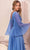 Cinderella Divine CD242S - Long Sleeve Tea-Length Prom Dress Prom Dresses