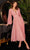 Cinderella Divine CD242S - Long Sleeve Tea-Length Prom Dress Prom Dresses 6 / Rose Gold-