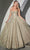 Cinderella Divine CD252 - Sweetheart Glitter A-Line Prom Dress Prom Dresses 2 / Champagne Gold