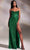 Cinderella Divine CD254 - Sweetheart Glittered Prom Dress Prom Dresses 2 / Emerald