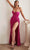 Cinderella Divine CD254 - Sweetheart Glittered Prom Dress Prom Dresses 2 / Fuchsia