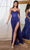 Cinderella Divine CD254 - Sweetheart Glittered Prom Dress Prom Dresses 2 / Royal