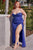 Cinderella Divine CD254C - Cowl Sweetheart Prom Dress Prom Dresses 16 / Royal