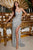 Cinderella Divine CD258 - Sequins High Slit Prom Dress Prom Dresses 2 / Silver